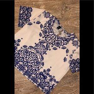 Vintage choies white cream crop too small